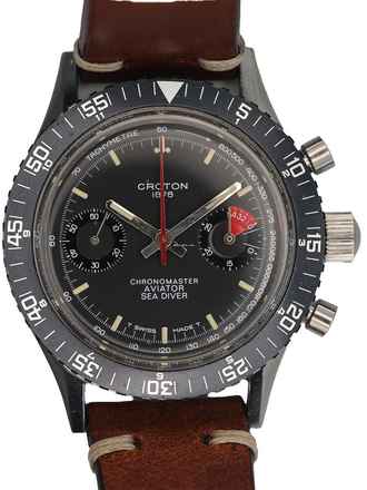  Croton Aviator 7733 Stainless Steel 1970s 