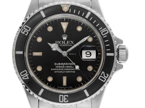  Rolex Submariner Date Ref.16800 1986 Box&Beschreibung sehr gut Vintage Submariner Date 