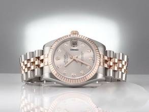 Thumbnail von Rolex Datejust 31 31mm 178271 2017 Stahl Rosegold 750 Diamanten Rolex-service 2025 Stainless Steel 18kt Rose Gold Jubilé-band Chronometer Oyster