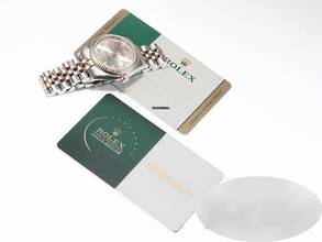 Thumbnail von Rolex Datejust 31 31mm 178271 2017 Stahl Rosegold 750 Diamanten Rolex-service 2025 Stainless Steel 18kt Rose Gold Jubilé-band Chronometer Oyster