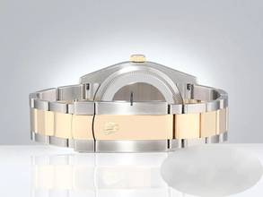 Thumbnail von Rolex Datejust 36 36mm 116243 2010 Stahl Gelbgold 750 Wave Diamanten Automatik Stainless Steel 18kt Yellow Gold Oyster-band Chronometer Blue Dial