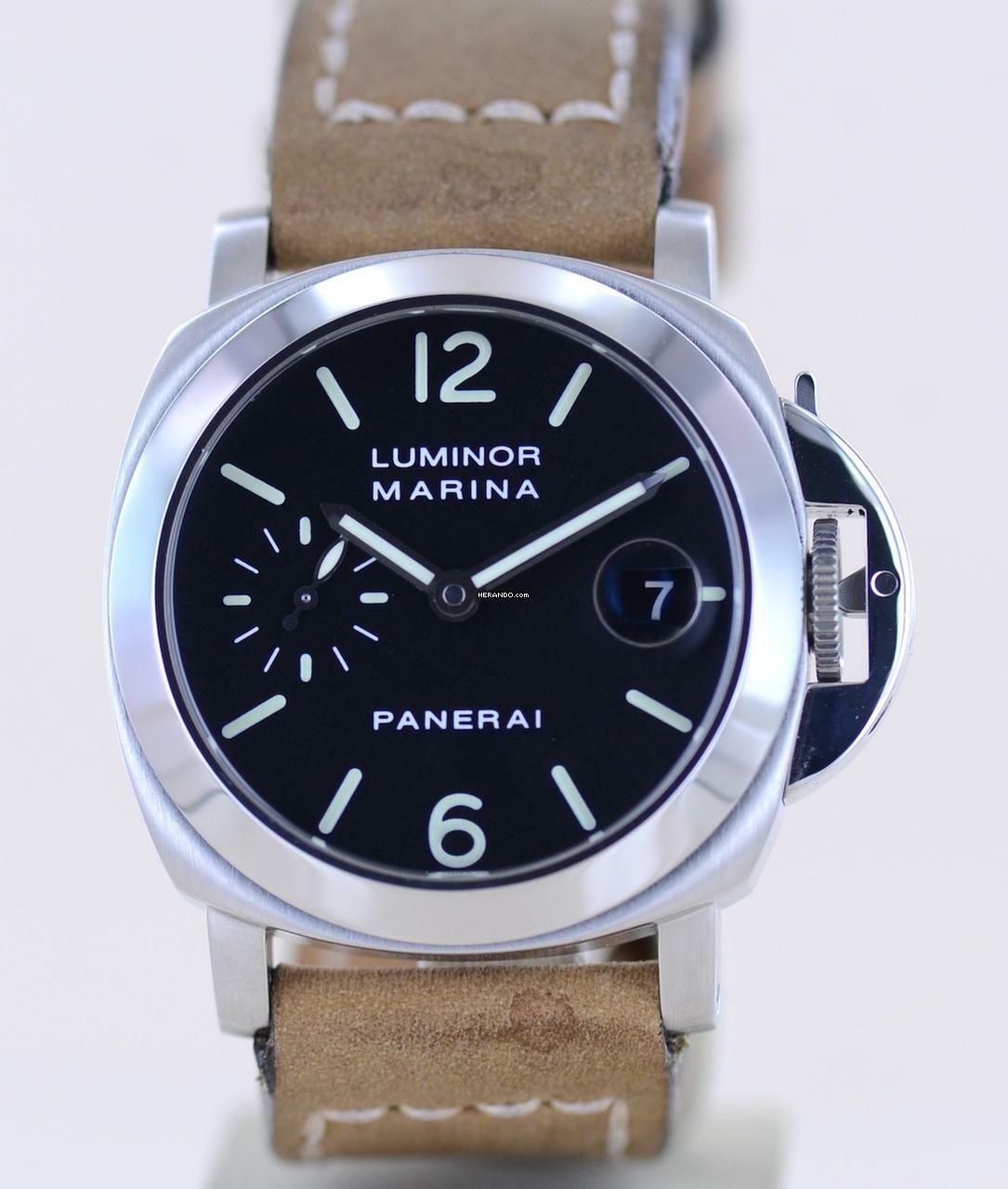 Officine Paneral Luminor Marina Pam00048 Steel small second Automatic rar 40mm