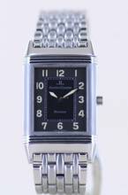 Thumbnail von Jaeger-LeCoultre Reverso Shadow Stahl Klassiker Luxus black dial Stahlband rar