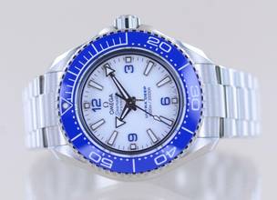 Thumbnail von Omega Seamaster Ultra Deep White Dial O‑MEGASTEEL‑Band 45,5mm 6000 Meter Diver B+P