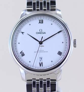 Omega De Ville Prestige Co-Axial Master Chronometer Date 40mm roman dial B+P 