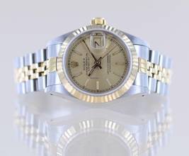 Thumbnail von Rolex Lady-Datejust Stahl Gold Champagner Tapestry dial Jubiléband 26mm Klassiker