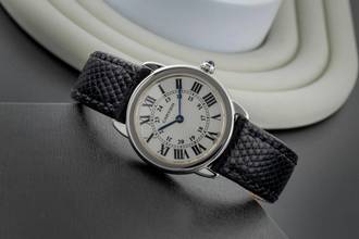 Thumbnail von Cartier Ronde Solo de Cartier Edelstahl Quarz Damenuhr Ref. W6700155 2933