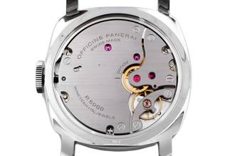 Thumbnail von Panerai Luminor Marina Logo 3 Days Stahl Handaufzug Herrenuhr Ref. PAM00777