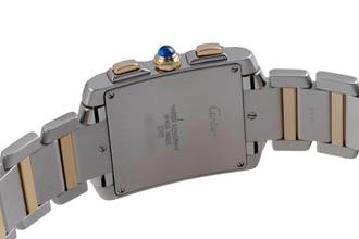 Thumbnail von Cartier Tank Française Stahl Gold Chronoflex Chronograph Ref. W51004Q4 2303 B&P