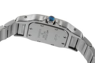 Thumbnail von Cartier Santos Galbée Lady Stahl / Gold Damenuhr Saphirglas Ref. W20012C4 1567