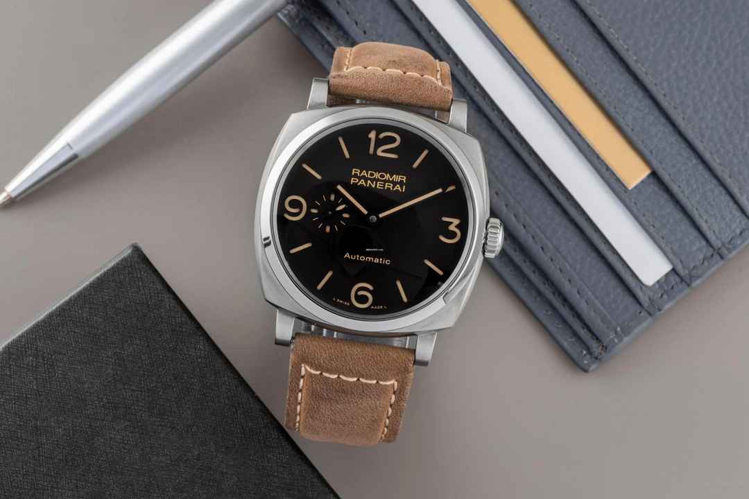  Panerai Radiomir 1940 3 Days Automatic Titan Automatik Herrenuhr PAM00619 B&P 2015 