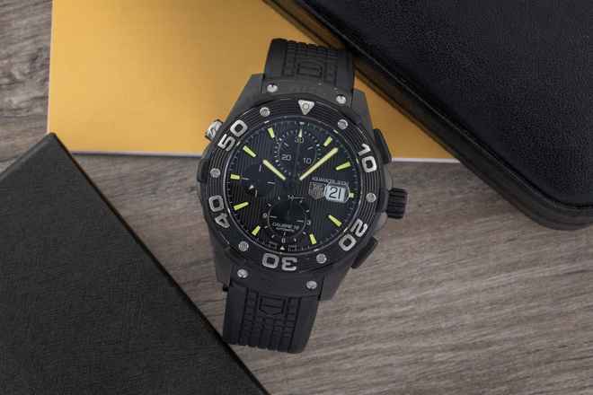  TAG Heuer Aquaracer 500M Chronograph Titan Automatik Herrenuhr Ref. CAJ2180-2 