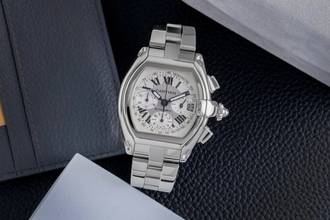 Thumbnail von Cartier Roadster Chronograph XL Edelstahl Automatik Herrenuhr Ref. W62006X6 2618