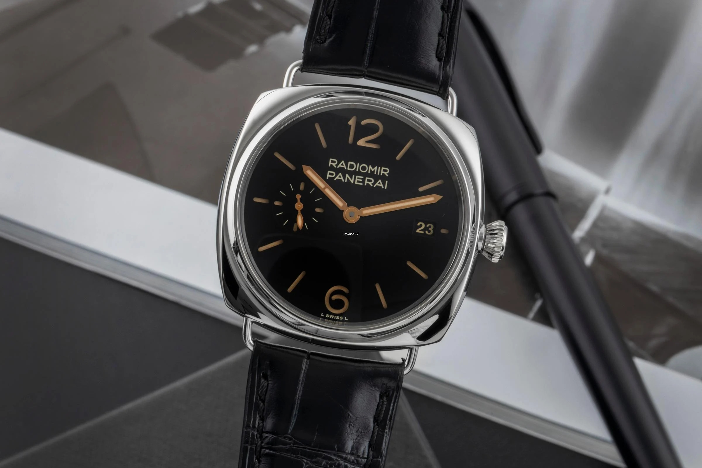  Panerai Radiomir Quaranta Stahl Automatik Herrenuhr Ref. PAM01294 B&P 2023 
