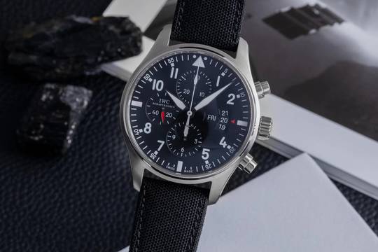  IWC Fliegeruhr Chronograph Pilot Fliegeruhr Chronograph Automatik Edelstahl Herrenuhr Ref. IW377701 