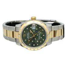 Thumbnail von Rolex Datejust 31 Green Diamond/Flower dial Full Set Ref. 278343RBR