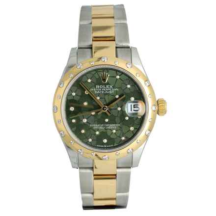  Rolex Datejust 31 Green Diamond/Flower dial Full Set Ref. 278343RBR 