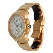 Thumbnail von Cartier Calibre de Cartier 18k. RoseGold W7100018 Silver Index Full Set