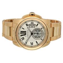 Thumbnail von Cartier Calibre de Cartier 18k. RoseGold W7100018 Silver Index Full Set