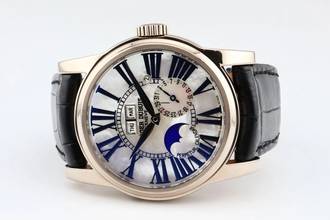 Thumbnail von Roger Dubuis Hommage Perpetual Calendar in 18k White Gold with MOP Dial - RD Service Papers - HO43 1439 0