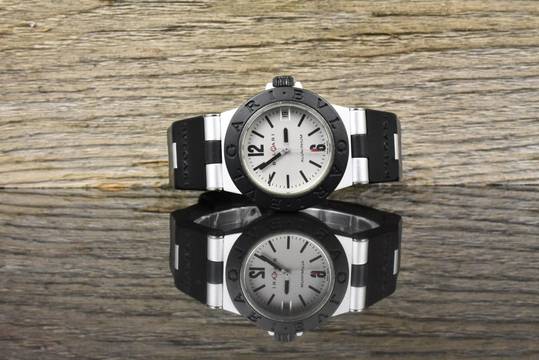  Bulgari Diagono Aluminium Diagono Aluminium 32MM Quartz 