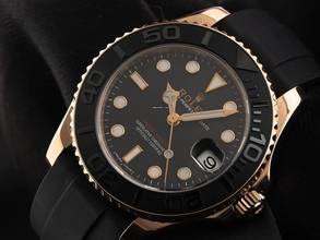 Thumbnail von Rolex Yacht-Master 37 18kt Roségold Everose Ref.268655 2016 Full Set wie Neu Yacht-Master 18kt Roségold Everose Kautschuk Faltschließe