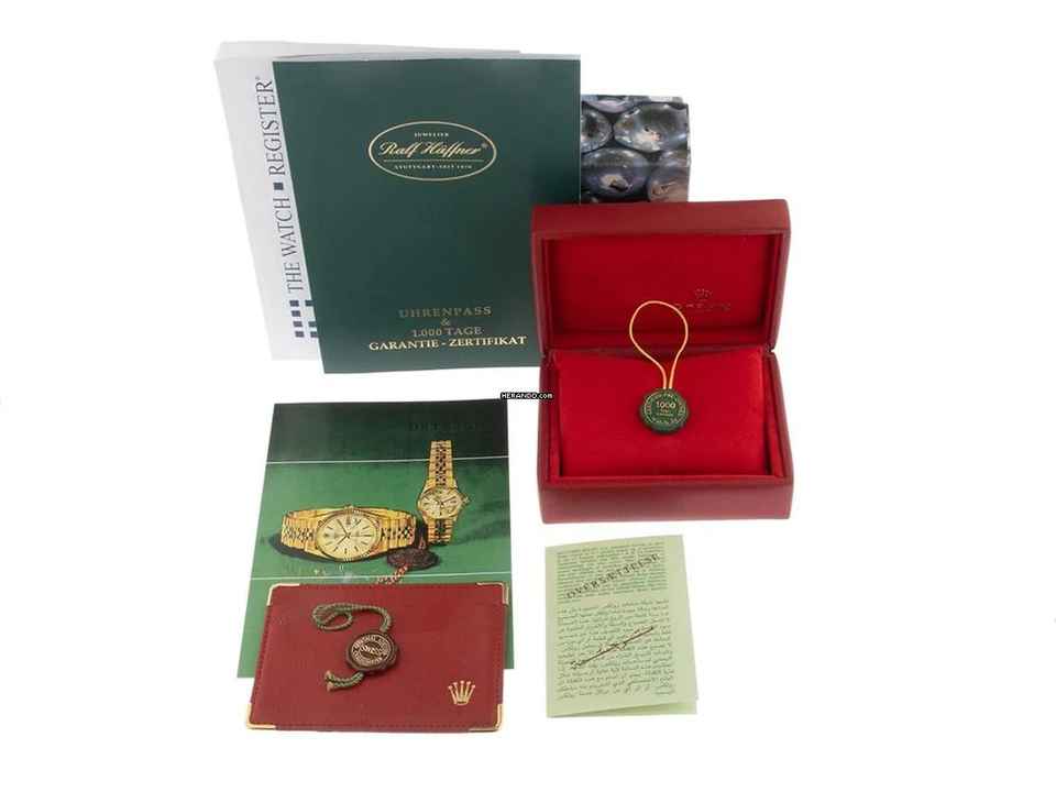  Rolex Lady-Datejust Ref.6917 1978 Box&Beschreibung sehr gut Vintage Datejust Lady open 6/9 18kt Gelbgold 