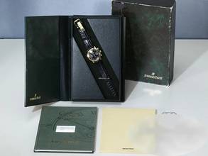 Thumbnail von Audemars Piguet Jules Audemars 25859ba Gelbgold 750 Chronograph 1999 Automatik 18kt Yellow Gold Black Dial