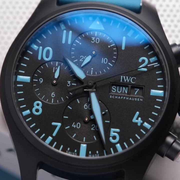  IWC Fliegeruhr Chronograph Schaffhausen Pilot's Watch Chronograph 41 George Russell NEW FULL SET 