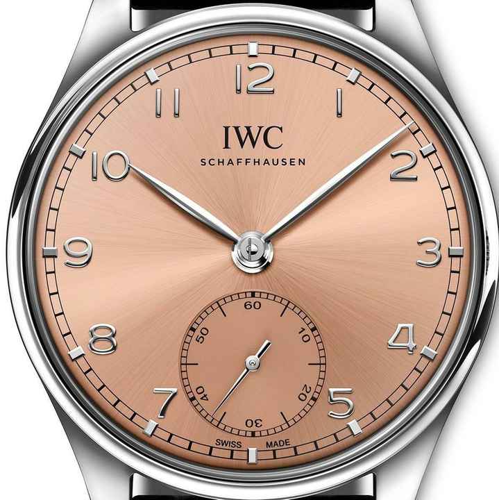 IWC Portugieser Automatik 40 Salmon Dial 40mm NIEUW VOLLEDIGE SET