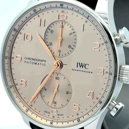  IWC Portugieser Chronograph NEW FULL SET 