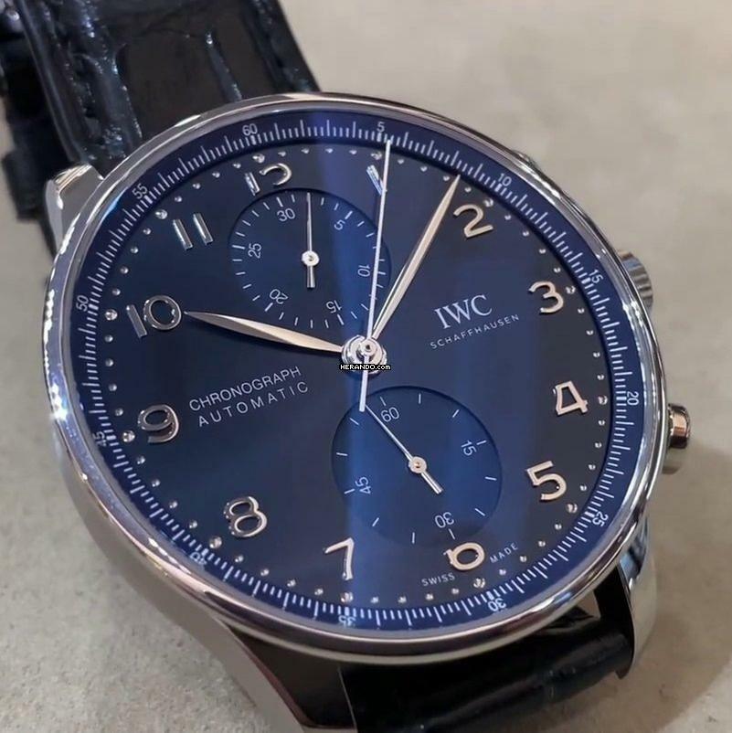 IWC Portoghese Chronograph NUOVO SET COMPLETO