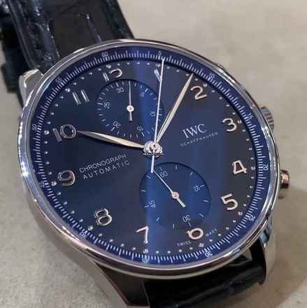  IWC Portugieser Chronograph NEW FULL SET 