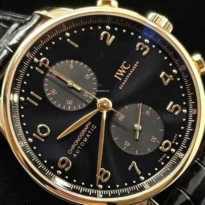 IWC Portugieser Chronograph Black NOWY PEŁNY ZESTAW