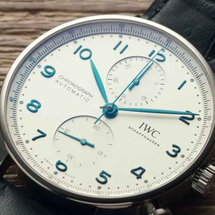 IWC Portugieser Chronograph Portugalski Chronograf NOWY Z PEŁNYM ZESTAWEM