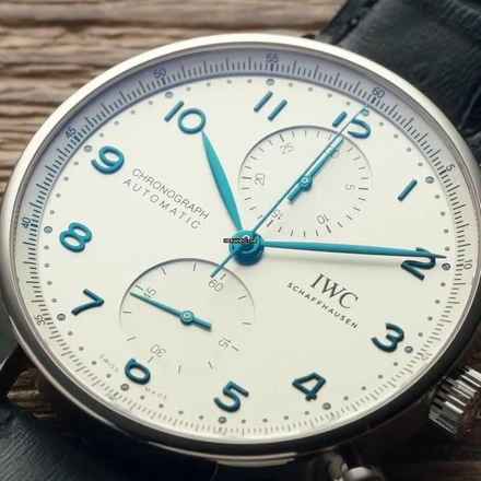  IWC Portugieser Chronograph Portuguese Chronograph NEW FULL SET 