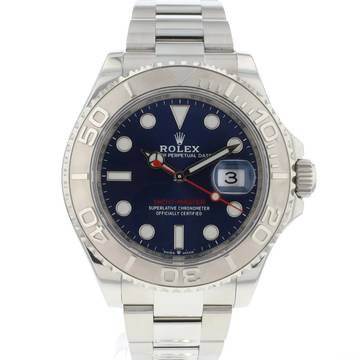 Rolex Yacht-Master 40 Steel Blue Dial 