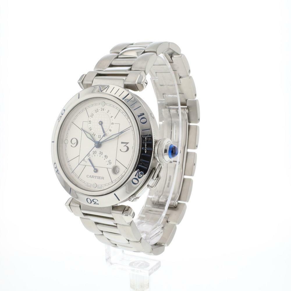  Cartier Pasha 38 GMT Power Reserve 