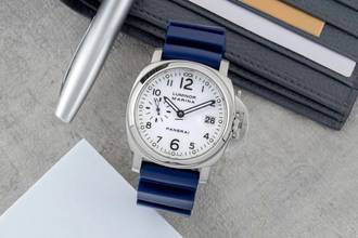 Thumbnail von Panerai Luminor Marina Dial Blanco Automático Automático Acero Reloj de Hombre Ref. PAM00049