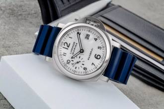 Thumbnail von Panerai Luminor Marina Dial Blanco Automático Automático Acero Reloj de Hombre Ref. PAM00049