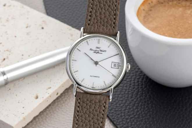  IWC Portofino Automatic Edelstahl Automatik Medium Size Ref. IW351311 B&P 1997 