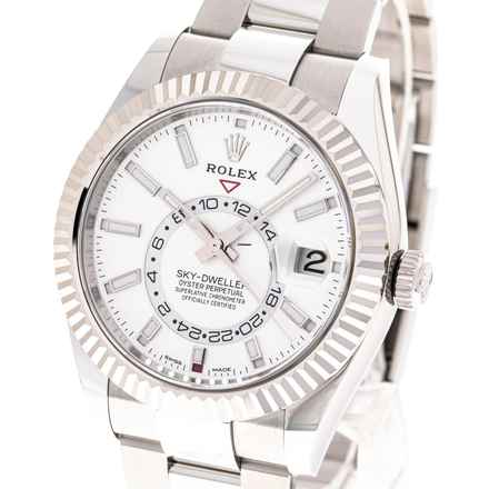 Rolex Sky-Dweller Oyster White 42 – 326934 – Yeni ve İnatçı Değil – 06/2021 Tam Set Lc100