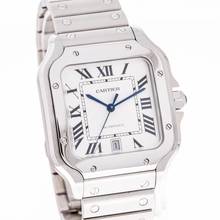 Thumbnail von カルティエ サントス ドカルティエ 40x47 ホワイト – WSSA0018 – 新品・未使用 – 2026年2月 完品セット