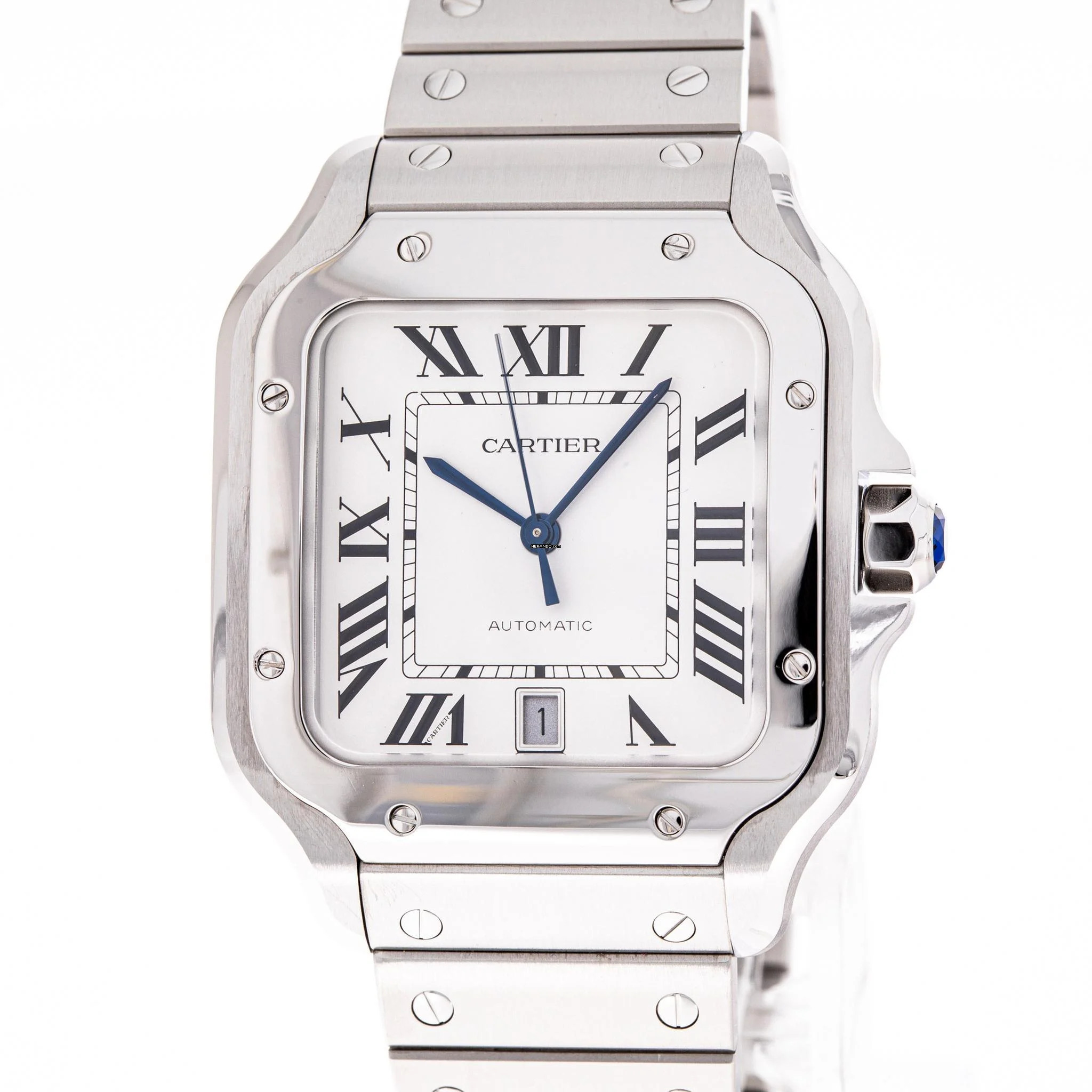Cartier Santos De Cartier 40x47 Wit – WSSA0018 – NIEUW & Onverkocht – 02/2026 Compleet set
