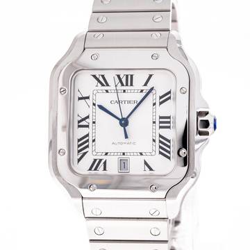  Cartier Santos De Cartier 40x47 White – WSSA0018 – NEW & Unworn – 02/2026 Full Set 