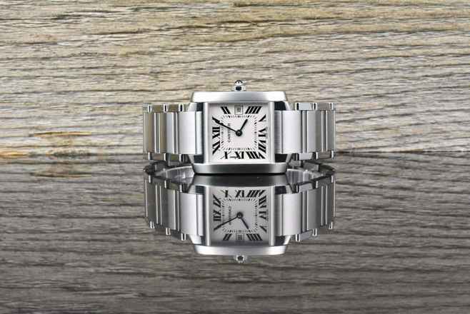  Cartier Tank Française Quarz 2465 Medium / Mide Size 