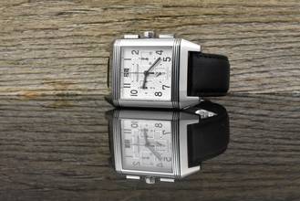 Thumbnail von Jaeger-LeCoultre Reverso Squadra Chronograph GMT Ref. Q7018620 Automatik Calibre 754 Zertifikat 2011