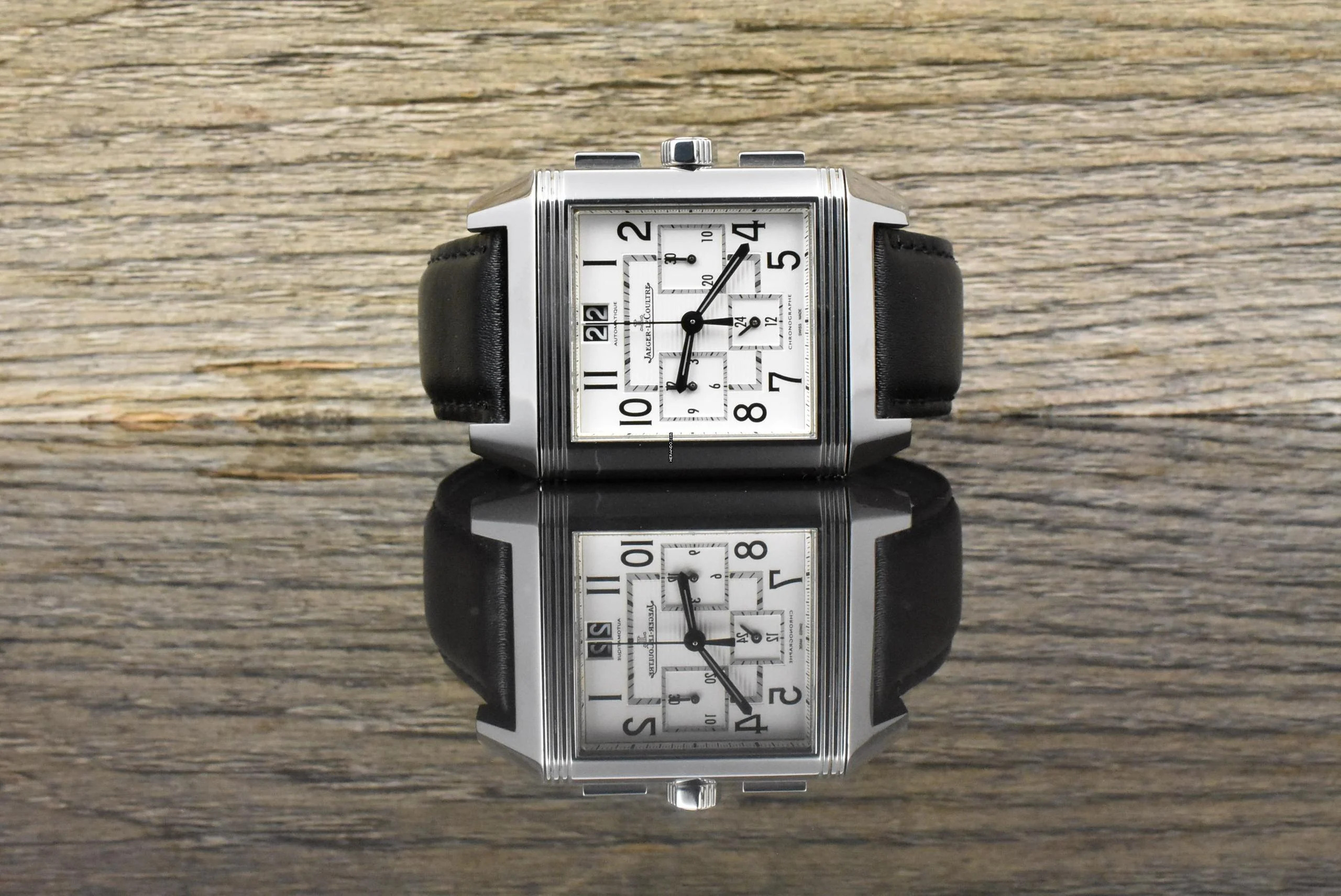  Jaeger-LeCoultre Reverso Squadra Chronograph GMT Ref. Q7018620 Automatik Calibre 754 Zertifikat 2011 
