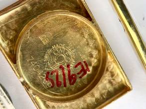 Thumbnail von Omega Classic Serviced Vintage Art Deco Tank 22 x 39mm Gold Plated