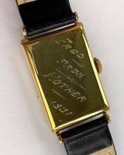 Thumbnail von Omega Classic Serviced Vintage Art Deco Tank 22 x 39mm Gold Plated
